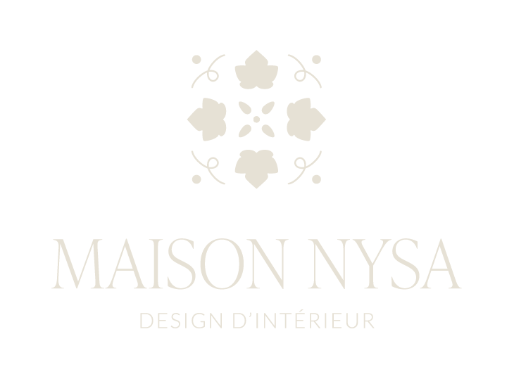 logo principal maison nysa - studio de design d'intérieur en bourgogne